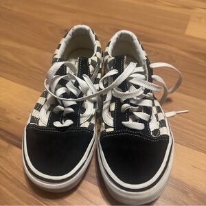Vans Old Skool Black and White Checkered Size 5.5/7